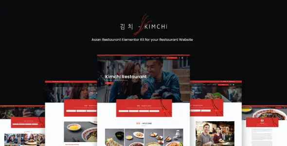 Kimchi – Asian Restaurant & Cafe Elementor Template Kit